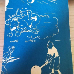 Hergé Schitterende opdracht Kuifje en Sneeuwvlokje 1955