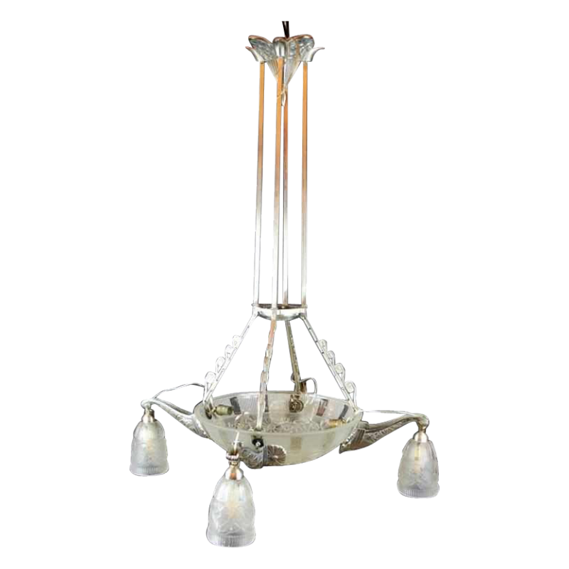 suspension art- déco Hettier &Vincent vers 1930