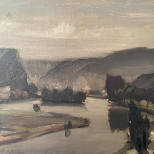 Guillaume EDELINE (Namen 1902- Chairière 1987): « Maas aan Yvoir »