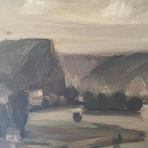 Guillaume EDELINE (Namur 1902- Chairière 1987): «The Meuse at Yvoir »