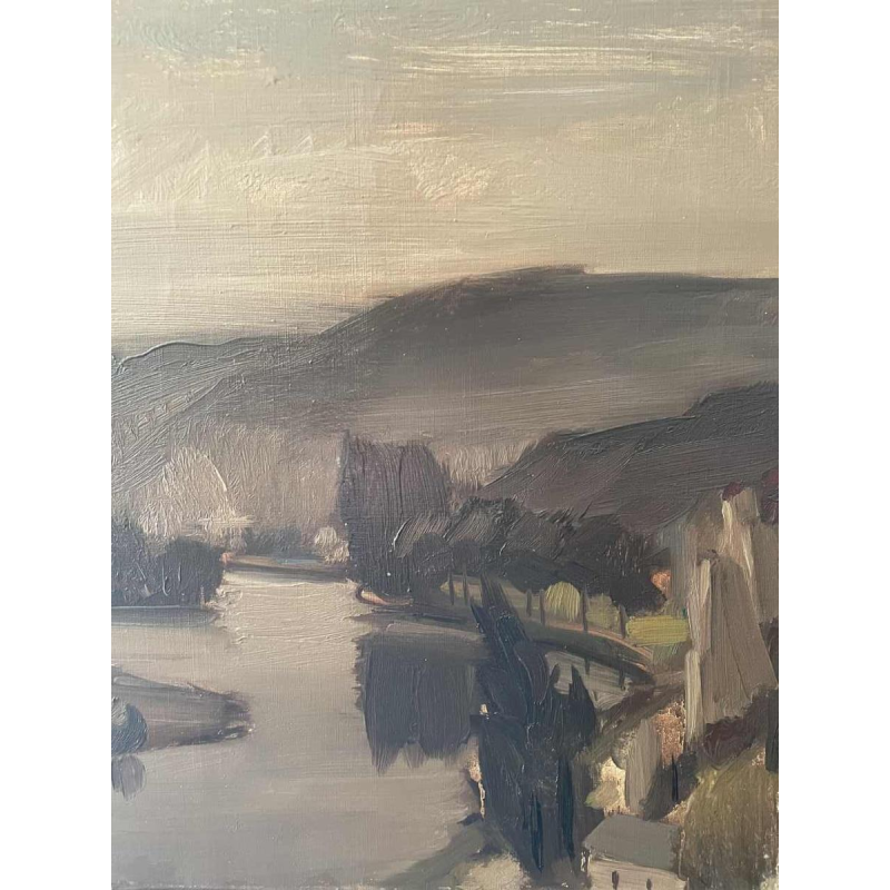 Guillaume EDELINE (Namen 1902- Chairière 1987): « Maas aan Yvoir »