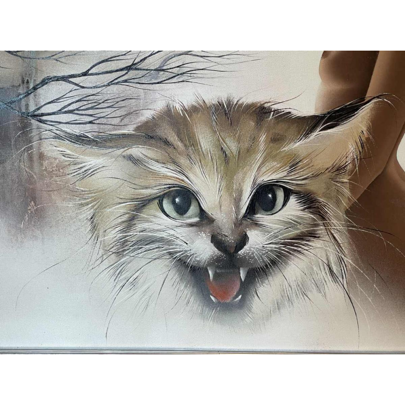 Luc GENOT (1943-1995): in angry colour.