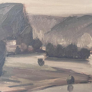 Guillaume EDELINE (Namen 1902- Chairière 1987): « Maas aan Yvoir »