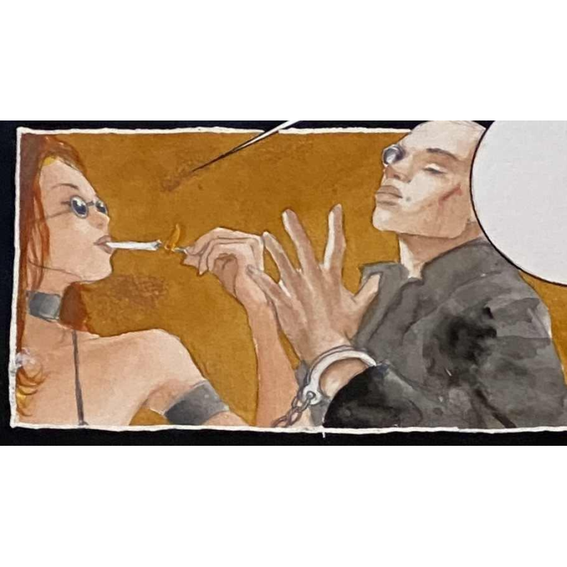 Marine de Sailly, original artwork erotic album "Les 100.000 femmes" 2012