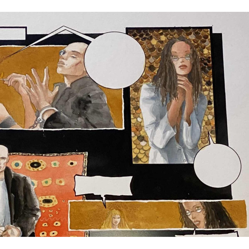 Marine de Sailly, origineel artwork erotisch album "Les 100.000 femmes" 2012