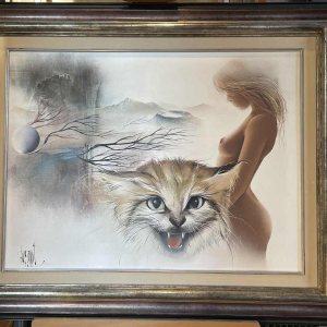 Luc GENOT (1943-1995): in angry colour.