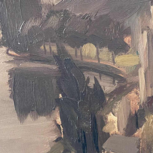 Guillaume EDELINE (Namur 1902- Chairière 1987): «The Meuse at Yvoir »