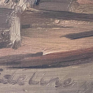 Guillaume EDELINE (Namur 1902- Chairière 1987): « La Meuse à Yvoir »