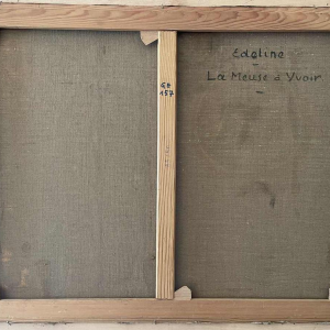 Guillaume EDELINE (Namur 1902- Chairière 1987): « La Meuse à Yvoir »