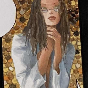 Marine de Sailly, original artwork erotic album "Les 100.000 femmes" 2012