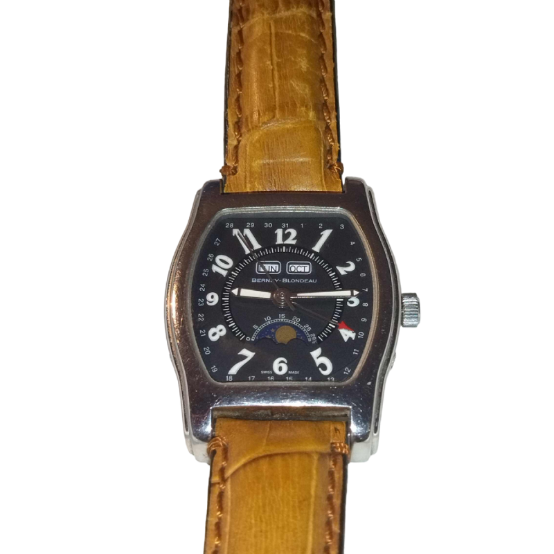 BERNEY & BLONDEAU, luxury automatic moon phase watch