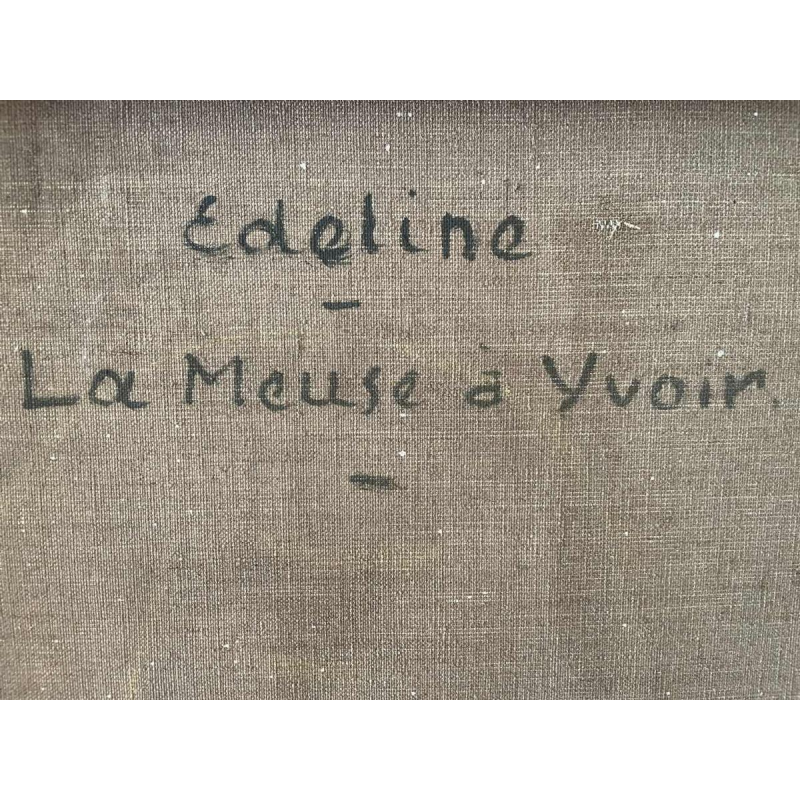 Guillaume EDELINE (Namen 1902- Chairière 1987): « Maas aan Yvoir »