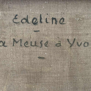 Guillaume EDELINE (Namur 1902- Chairière 1987): « La Meuse à Yvoir »