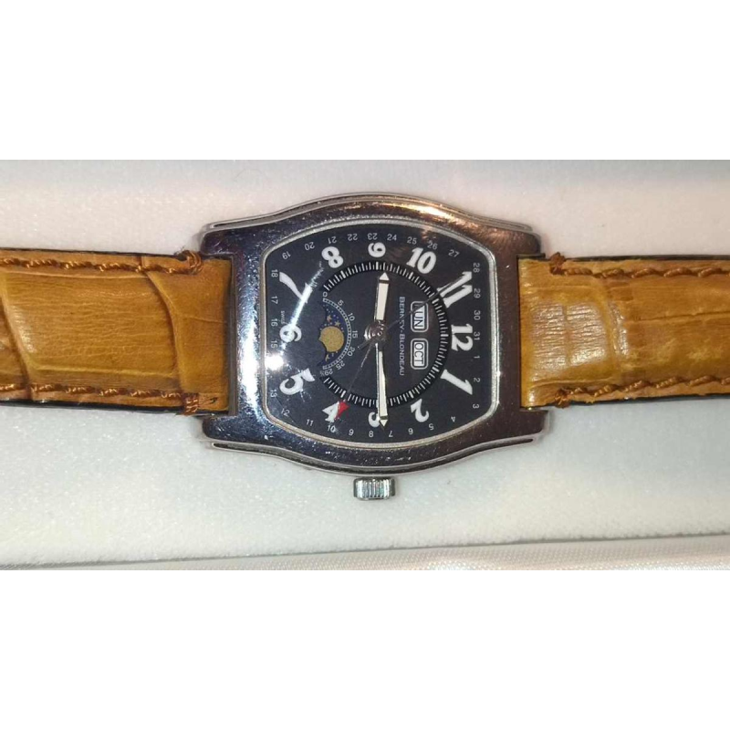 BERNEY & BLONDEAU, luxury automatic moon phase watch