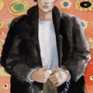 Marine de Sailly, original artwork erotic album "Les 100.000 femmes" 2012