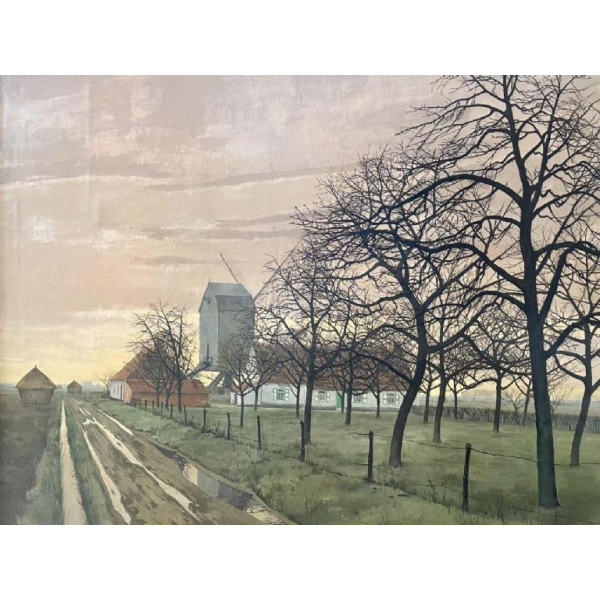 Jean DRATZ (1903-1967): De molen van Lathem-Saint-Martin.