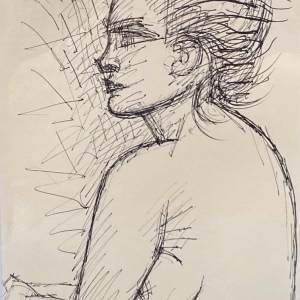 Marcel Gromaire (1892-1971) - Nude Woman - Original ink drawing - 1939