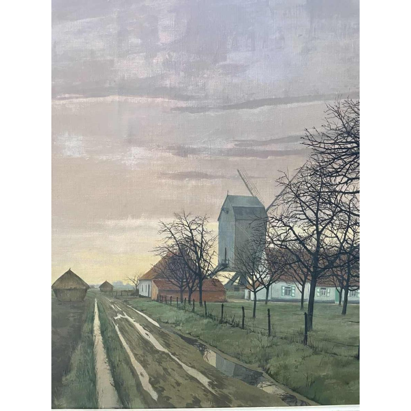 Jean DRATZ (1903-1967): De molen van Lathem-Saint-Martin.