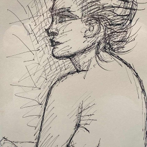 Marcel Gromaire (1892-1971) - Nude Woman - Original ink drawing - 1939