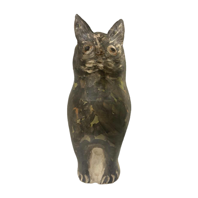Jules AGARD (1905-1986) - Céramiste de PICASSO pendant 22 ans - Chat Chouette