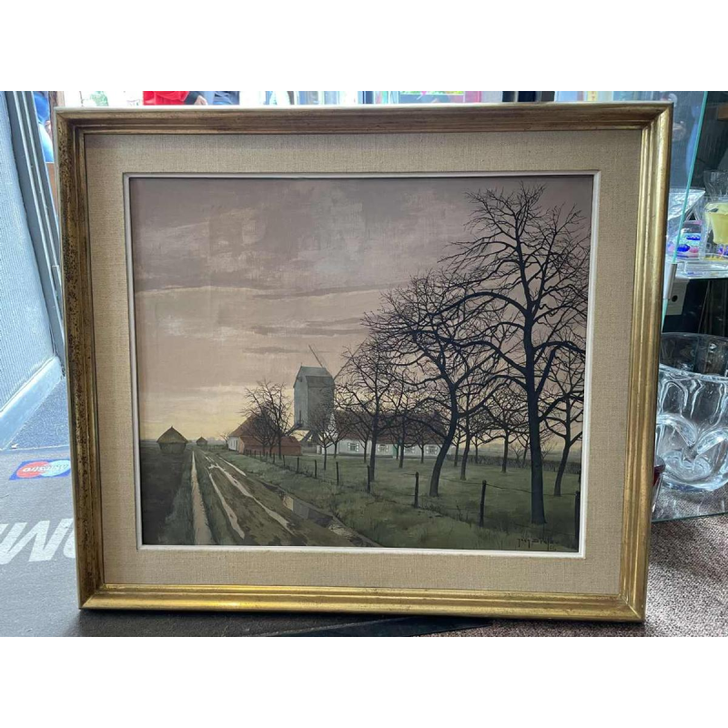 Jean DRATZ (1903-1967): De molen van Lathem-Saint-Martin.