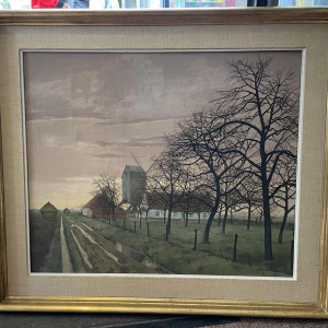 Jean DRATZ (1903-1967): De molen van Lathem-Saint-Martin.