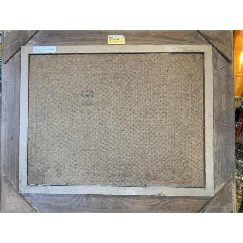 Albert DANDOY (1885-1977): La Meuse près des rochers des Grands Malades (The Meuse near the rocks of the Grands Malades)