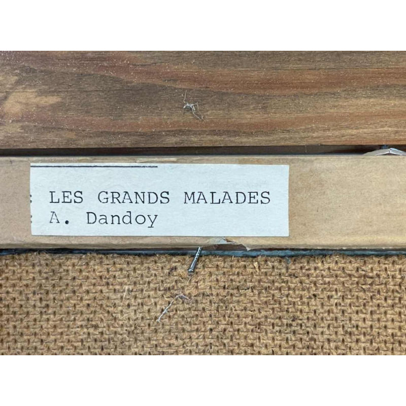 Albert DANDOY (1885-1977): La Meuse près des rochers des Grands Malades (The Meuse near the rocks of the Grands Malades)