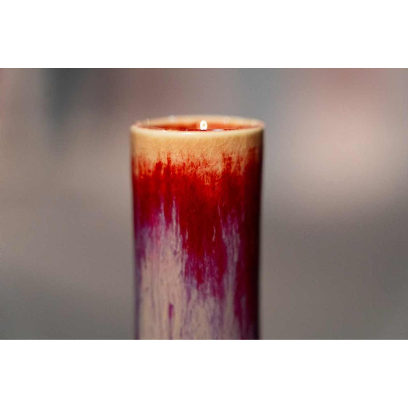 Paire de tulipières, Chine, 19ème siècle, rouge sang de boeuf