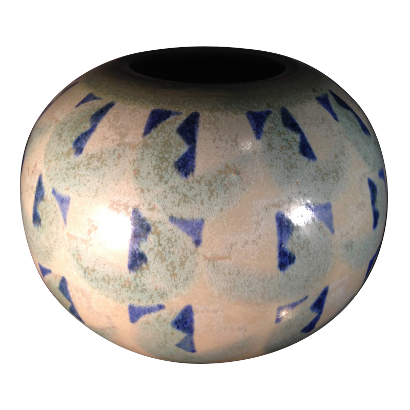 Andre Naudy, Manufacture Nationale de Sèvres, vase grès Art Déco, circa 1930