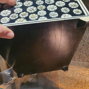 Pairs of 20th century Bone and Black Lacquer Boxes