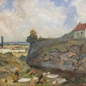 Albert DANDOY (1885-1977): “de hanen - 1930 - Namen (Bouge)”