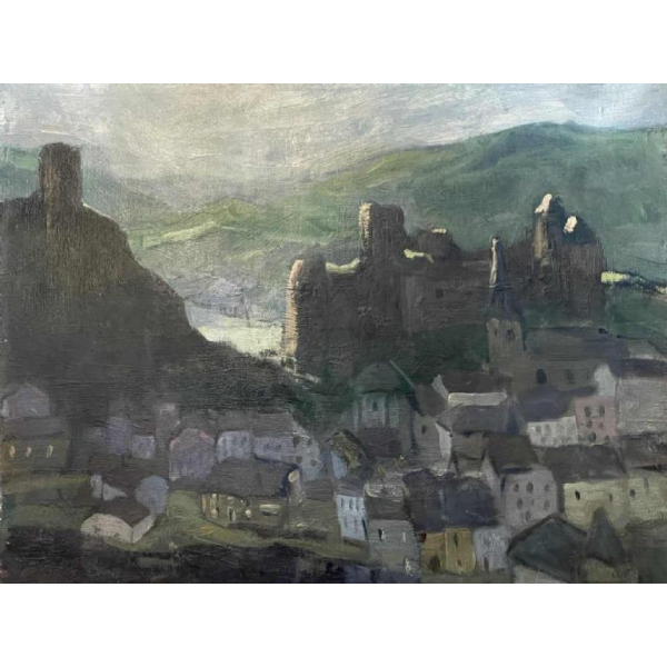 Georges BOUILLON (1891-1943): "Bouillon and its castle