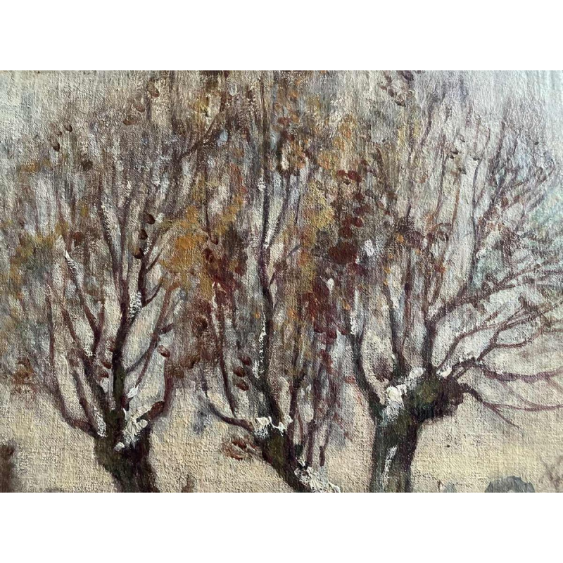 Albert DANDOY (1885-1977): « Paysage sous la neige »