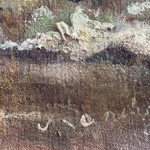 Albert DANDOY (1885-1977): « Paysage sous la neige »