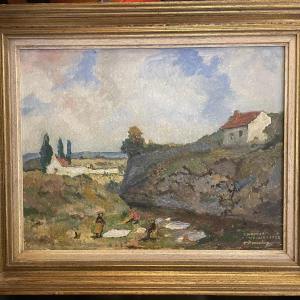 Albert DANDOY (1885-1977): “de hanen - 1930 - Namen (Bouge)”