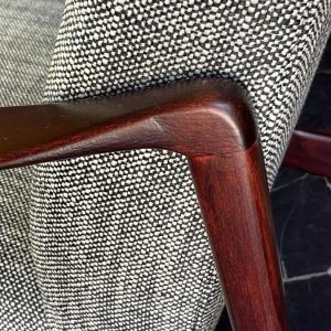 Pair of fully restored vintage armchairs, Scandinavian design, circa 1950