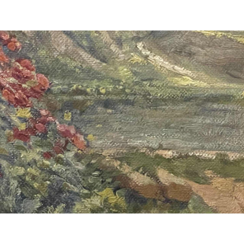 Henri BODART (1874-1940): "Bloemenperk aan de oevers van de Maas".