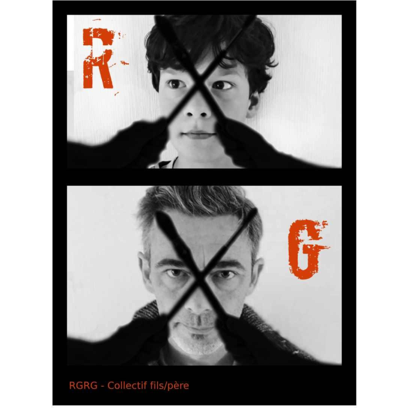 René and Ruben Gratia, “The young girl and death (with a gold tooth)“, acrylic on canvas