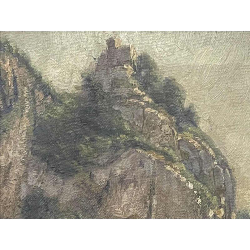 Henri BODART (1874-1940): « Massif de fleurs en bord de Meuse »