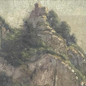 Henri BODART (1874-1940): « Massif de fleurs en bord de Meuse »