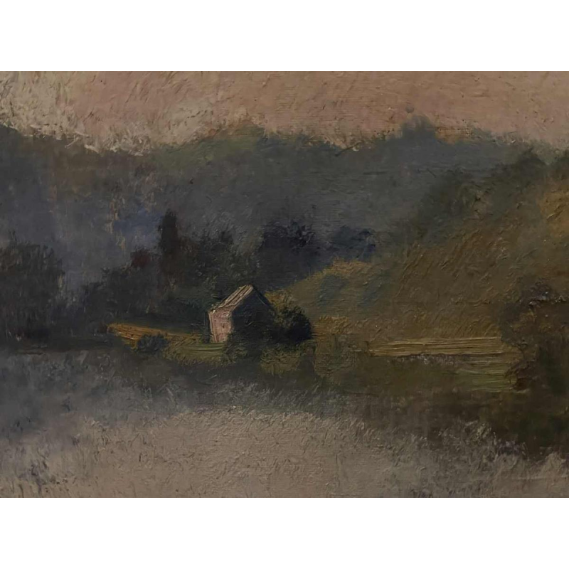 Yvonne PERIN (1905-1967): View of the Meuse.