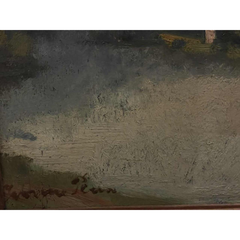 Yvonne PERIN (1905-1967): View of the Meuse.