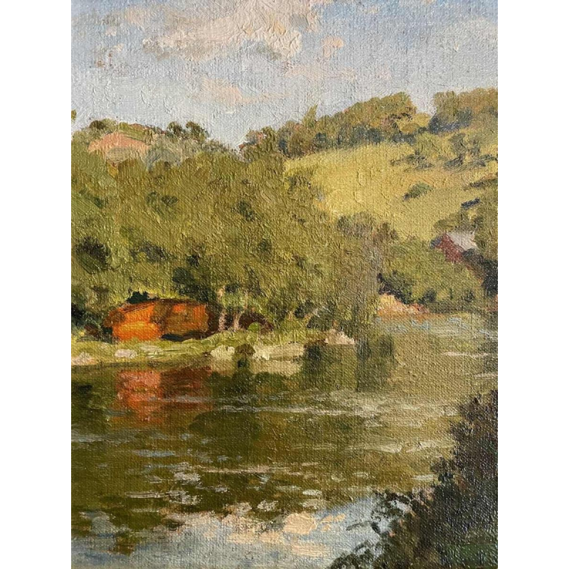 de RAKOWSKY Mecislas (1882-1947) « Paysage printanier »