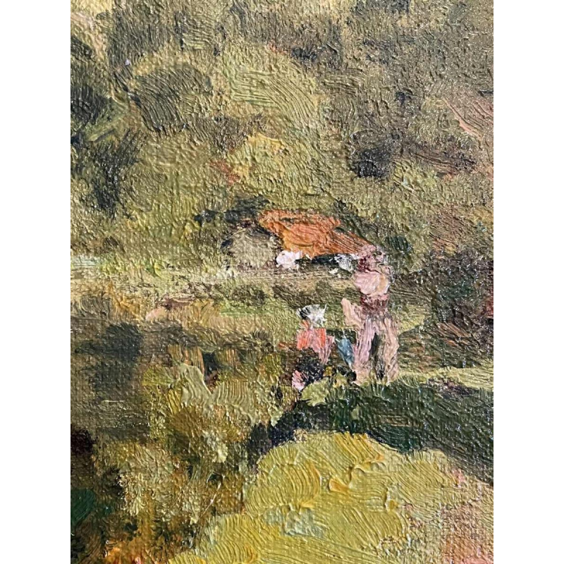 de RAKOWSKY Mecislas (1882-1947) « Paysage printanier »