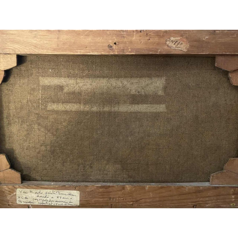 Eugène VAN MIERLO (1880-1972): « diseaux - meules de foin »