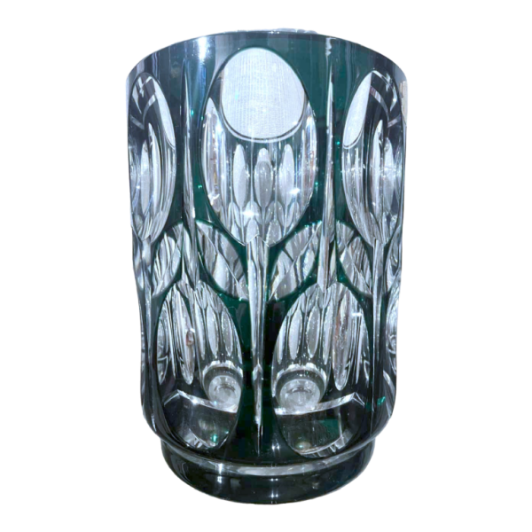 Val Saint Lambert Charles GRAFFART vase « fleurs têtes bêches » vers 1935