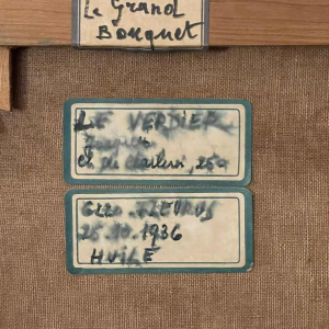 Jacques BRIQUET named Le Verdier (1936-): « Le Grand Bouquet »