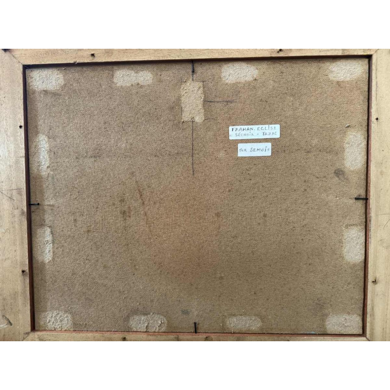 Dr Pierre DELCOURT (1914-): Frahan - de kerk en de tabaksdrogerij.