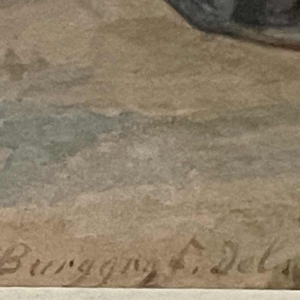 Carl (Karl) BURGGRAF (1803-1857): « les fillettes au champ de blé »